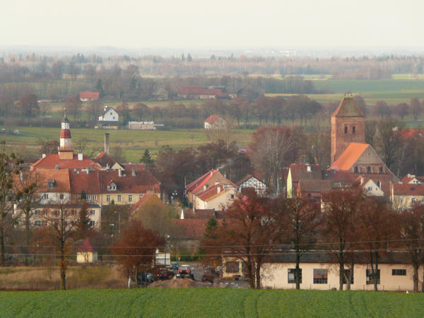 Srokowo – ratusz, kościół gotycki